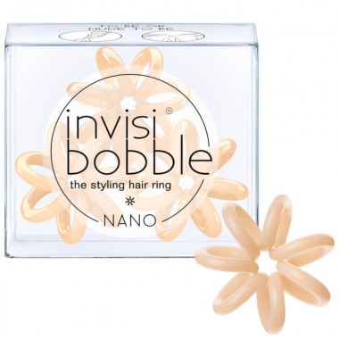 Invisibobble NANO To Be or Nude to Be - Резинка-браслет для волос, цвет Бежевый 3шт