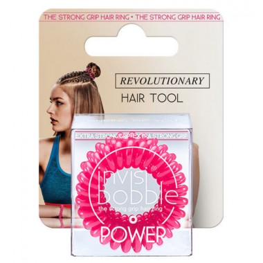 Invisibobble POWER Pinking of you - Резинка-браслет для волос с подвесом, цвет Розовый 3шт