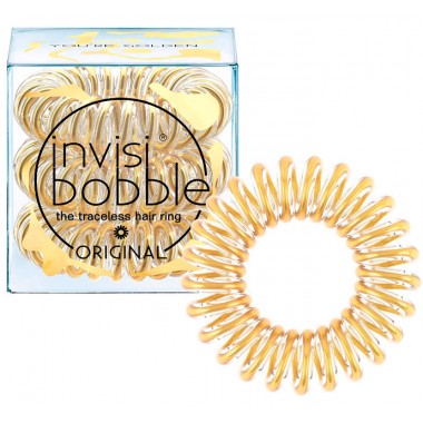 Invisibobble Time To Shine You’re Golden - Резинка-браслет для волос, цвет Золотой 3шт