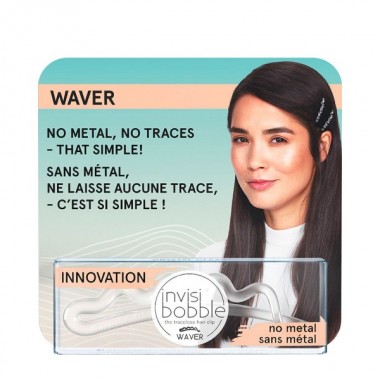 invisibobble WAVER Crystal Clear ONE - Заколка для волос с подвесом 1шт