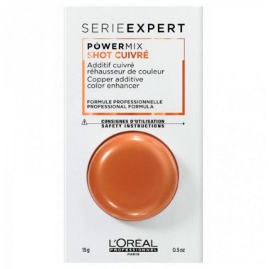 L'OREAL Professionnel POWERMIX SHOT CUIVRE - Флюид-добавка для волос МЕДНЫЙ 15гр