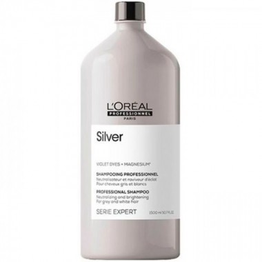 L'OREAL Professionnel Silver Shampoo - Шампунь для нейтрализации желтизны осветленных и седых волос 1500мл