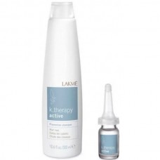 LAKME k.therapy Active Pack - Набор средств от выпадения волос (Шампунь + Ампулы) 300 + 8 х 6мл