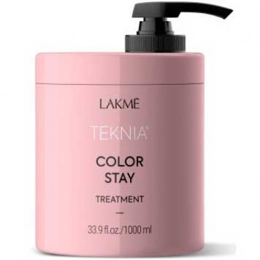 LAKME TEKNIA NEW! COLOR STAY TREATMENT - Маска для защиты цвета окрашенных волос 1000мл