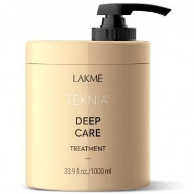 LAKME TEKNIA NEW! DEEP CARE TREATMENT - Восстанавливающая маска для поврежденных волос 1000мл