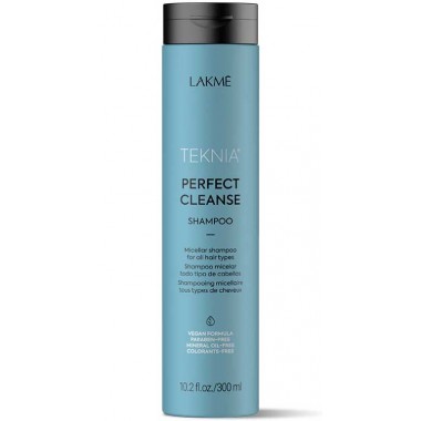 LAKME TEKNIA NEW! PERFECT CLEANSE SHAMPOO - Мицеллярный шампунь для глубокого очищения волос 300мл