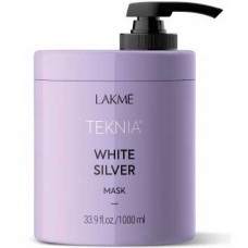 LAKME TEKNIA NEW! WHITE SILVER MASK - Тонирующая маска для нейтрализации желтого оттенка волос 1000мл