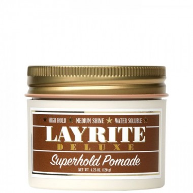 LAYRITE Superhold Pomade - Помада для укладки волос Сильной фиксации 120гр