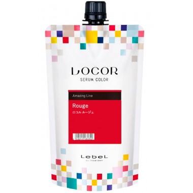 Lebel LOCOR SERUM COLOR Rouge - Краситель-уход оттеночный КРАСНЫЙ 300гр