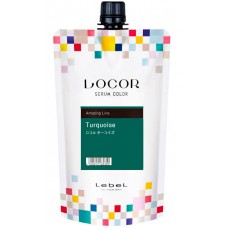 Lebel LOCOR SERUM COLOR Turquoise - Краситель-уход оттеночный БИРЮЗОВЫЙ 300гр