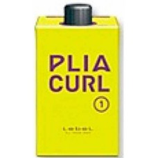 Lebel Plia Curl 1 - Лосьон для химической завивки волос средней жесткости. Шаг1, 400 мл