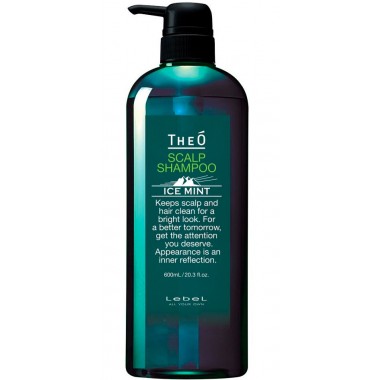 Lebel TheO Scalp Shampoo ICE MINT - Шампунь для волос и кожи головы для мужчин 600мл