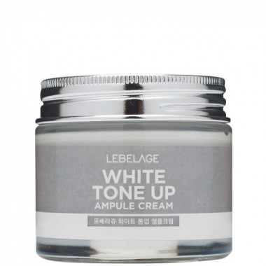 LEBELAGE Ampule Cream WHITE TONE UP - Крем ампульный выравнивающий ОСВЕТЛЯЮЩИЙ 70мл
