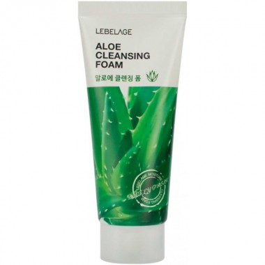 LEBELAGE Cleansing Foam ALOE VERA - Пенка очищающая с ЭКСТРАКТОМ АЛОЭ ВЕРА 100мл