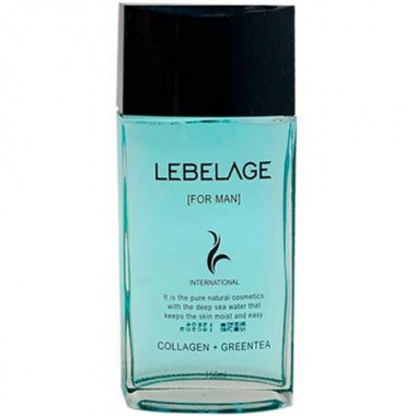 LEBELAGE Collagen + Green Tea Skin Care Utilites For Men Skin - Тонер для мужчин с коллагеном и зеленым чаем 150мл