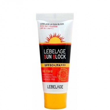 LEBELAGE UV Sun Block SPF 50+/PA+++ - Крем для лица солнцезащитный 30мл