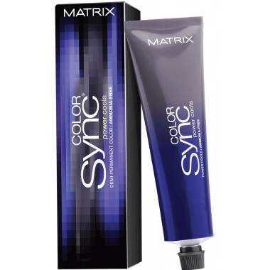 MATRIX COLOR Sync power cools 7VA - Краска для волос тон в тон без аммиака СРЕДНИЙ БЛОНДИН ПЕРЛАМУТРОВО-ПЕПЕЛЬНЫЙ 90мл