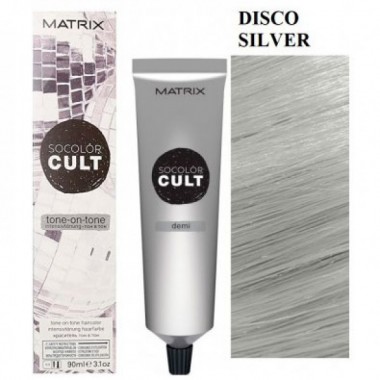 MATRIX SOCOLOR CULT DEMI Disco Silver - Крем-краска с пигментами для волос ДИСКО СЕРЕБРО 90мл