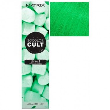 MATRIX SOCOLOR CULT DIRECT Sweet Mint - Крем-краска с пигментами для волос СЛАДКАЯ МЯТА 118мл