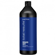 MATRIX total resalts™ BRASS OFF Shampoo - Шампунь для нейтрализации желтизны у блондинок 1000мл