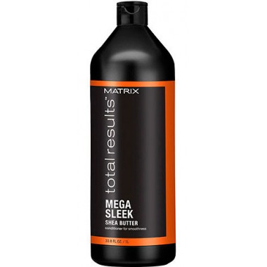 MATRIX total resalts™ MEGA SLEEK Conditioner - Кондиционер для гладкости непослушных волос с маслом ши 1000мл