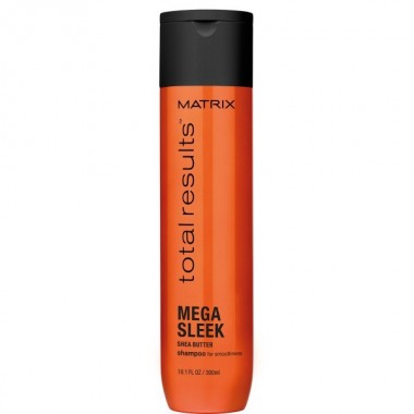 MATRIX total resalts™ MEGA SLEEK Shampoo - Шампунь для гладкости непослушных волос с маслом ши 300мл