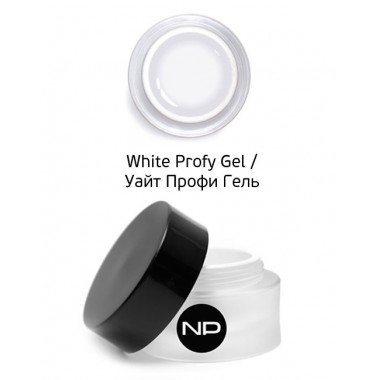 nano professional Gel - Гель для моделирования на форме White Profy Gel 5мл