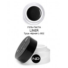 nano professional Liner - Гель-паста L-002 тушь черная 5мл