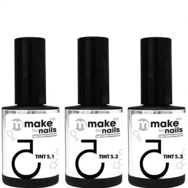 nano professional make up for nails - Набор гелей TINT SET 15 + 15 + 15мл