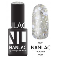 nano professional NANLAC - Гель-лак Эффекты NL 2081 осколки льда 6мл