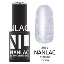 nano professional NANLAC - Гель-лак Металлик NL 2031 ледяной взгляд 6мл