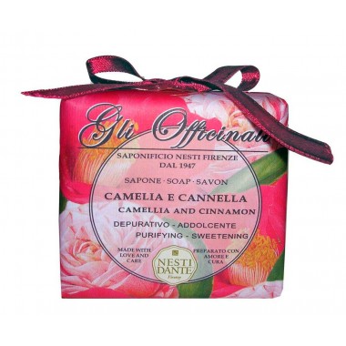 NESTI DANTE GLI OFFICINALI Camellia & Cinnamon - Мыло Камелия и Корица (успокаивает и балансирует) 200мл