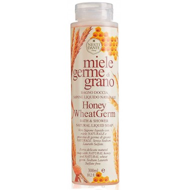 NESTI DANTE ORGANIC Shower Gel Honey Wheat Germ - Гель для Душа и Ванны с Мёдом и Зародышами Пшеницы 300мл