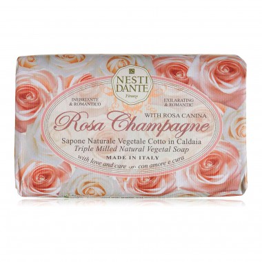 NESTI DANTE ROSE Champagne - Мыло Роза Шампань (очищение и питание) 150мл