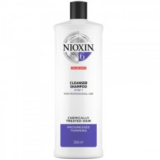 NIOXIN System 6 Cleanser - Ниоксин Очищающий Шампунь (Система 6), 1000мл