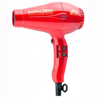 Parlux 3800 красн. ECO Friendly Ionic&Ceramic 2100W RED - Профессиональные фен для волос ЭКО КРАСНЫЙ 2100 Вт
