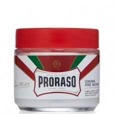 PRORASO RED PRE-SHAVING CREAM - Крем до бритья для жесткой щетины 100мл