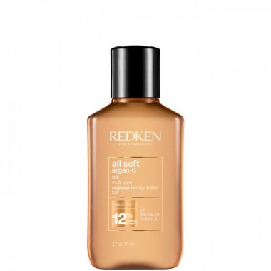 REDKEN all soft argan-6 oil - Аргановое масло для блеска и восстановления волос 90мл