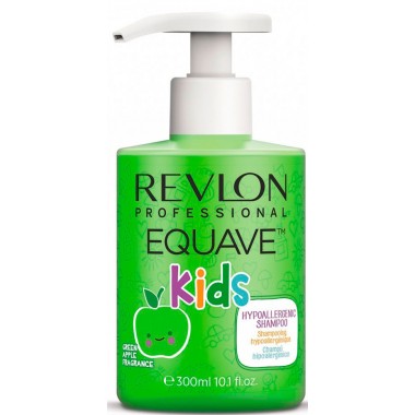 REVLON Professional EQUAVE KIDS APPLE Shampoo - Шампунь для детей 2-в-1 Увлажняющий 300мл