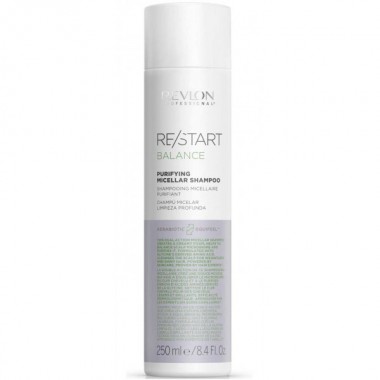 REVLON Professional RE/START BALANCE Purifying Micellar Shampoo - Мицеллярный шампунь для жирной кожи 250мл