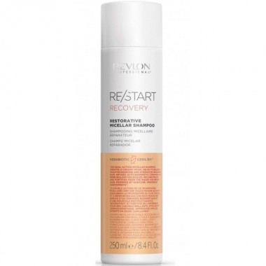 REVLON Professional RE/START RECOVERY Restorative Micellar Shampoo - Мицеллярный шампунь для поврежденных волос 250мл