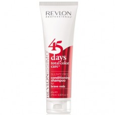 REVLON Professional REVLONISSIMO Color Care Shampoo & Conditioner Brave Reds - Шампунь-кондиционер для ярких красных оттенков 275мл