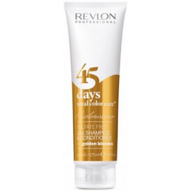 REVLON Professional REVLONISSIMO Color Care Shampoo & Conditioner Golden Blondes - Шампунь-кондиционер для золотистых блондированных оттенков 275мл