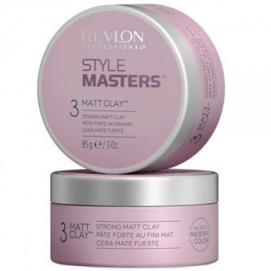 REVLON Professional STYLE MASTERS Matt Clay 3 - Глина матирующая и формирующая для волос 85гр