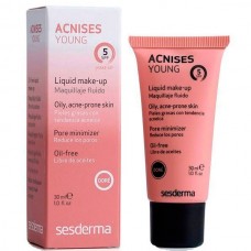 Sesderma ACNISES YOUNG Liquid make-up (dore) SPF 5 - Жидкий тональный крем с СЗФ5 (Тёмный тон) 30мл