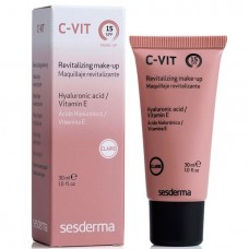 Sesderma C-VIT Revitalizing Make-up (dore) SPF 15 - Ревитализирующий тональный крем с СЗФ15 (Темный тон) 30мл