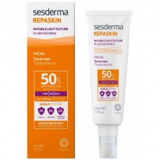Sesderma REPASKIN INVISIBLE LIGHT TEXTURE Facial sunscreen SPF50 - Средство солнцезащитное сверхлегкое для лица СЗФ50, 50мл