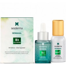 Sesderma Sesmahal B3 - Набор для ухода за жирной кожей: Сыворотка себорегулирующая + Спрей мист себорегулирующий 30 + 30мл