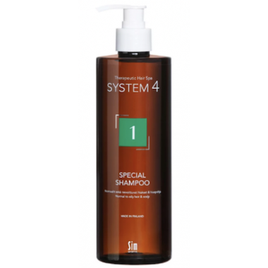Sim SENSITIVE SYSTEM 4 Climbazole Shampoo 1 - Шампунь №1 для нормальной и жирной кожи головы 500мл