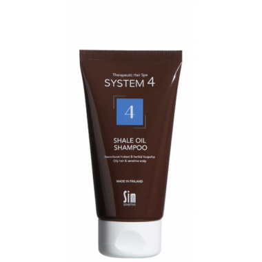 Sim SENSITIVE SYSTEM 4 Shale Oil Shampoo 4 - Шампунь №4 для очень жирной, чувствительной и раздраженной кожи головы 75мл